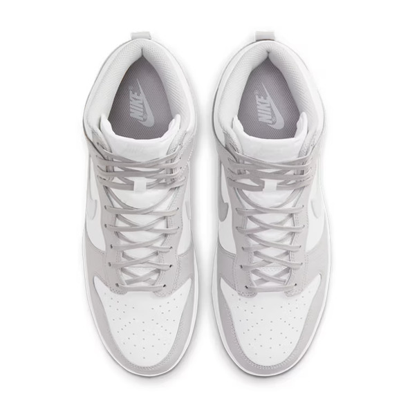 Nike Dunk Hi Retro White/Vast Gray Men\'s Sneakers Shoes Size 14 DD1399-100 NEW main image 2